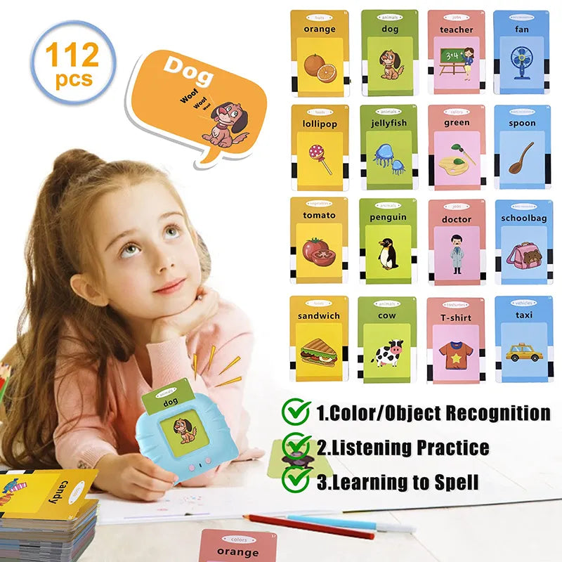 Kids Interactive Audible Flash Cards